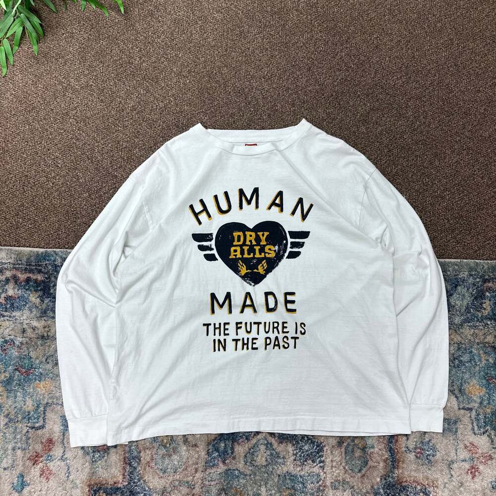 Buy Human Made Graphic Long-Sleeve T-Shirt 'White' - HM28CS034 WHIT